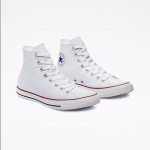 High Top White Converses